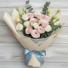 Букет цветов из:  Лизиантусы #REPLACE_PRED# Кантемировке