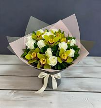 Букет цветов из:  Орхидеи и Розы в Кантемировке