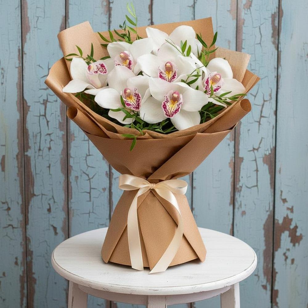 Букет цветов из: Орхидеи и Розы в Кантемировке