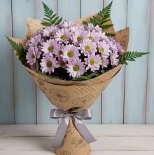 Букет цветов из:  Хризантемы #REPLACE_PRED# Кантемировке