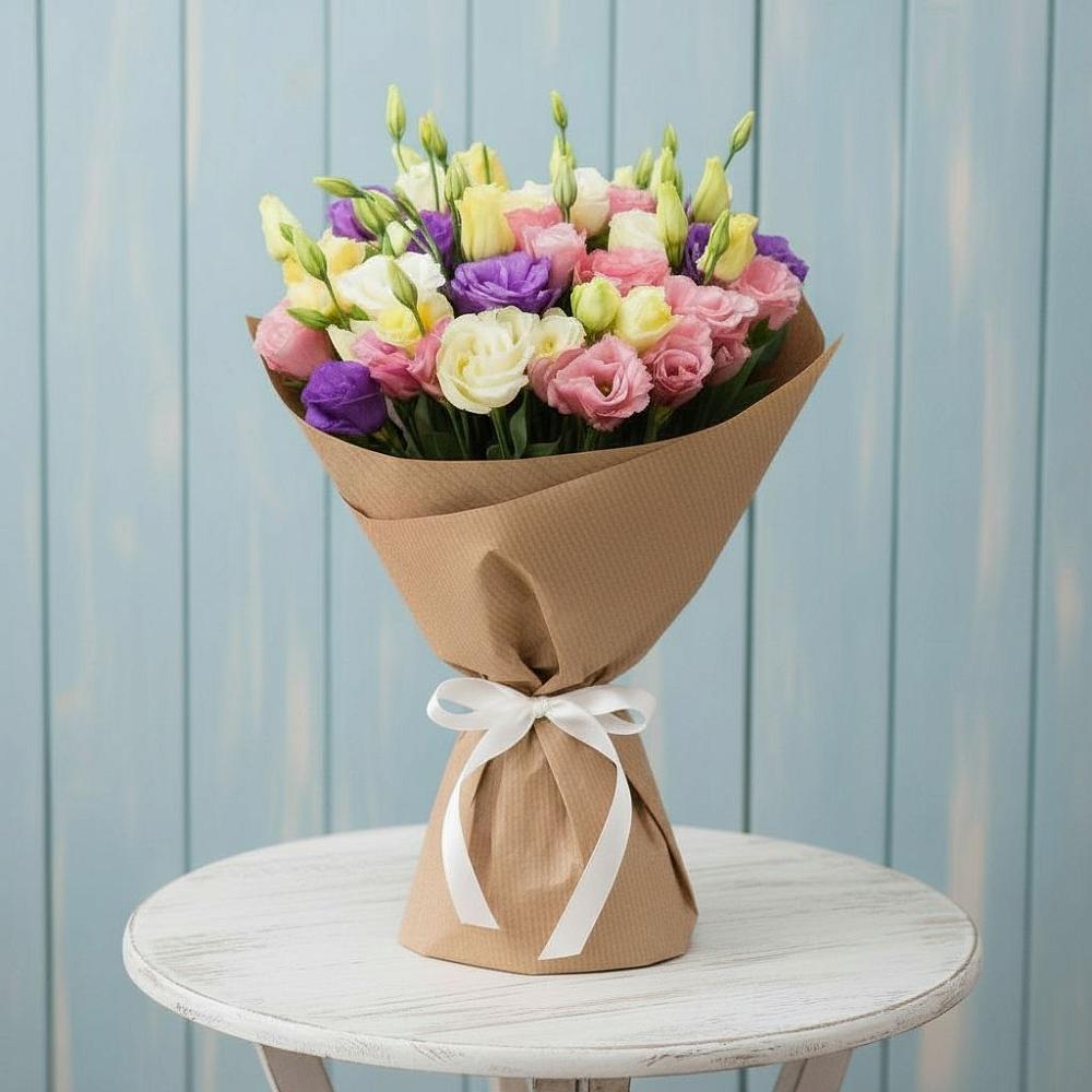 Букет цветов из: Лизиантусы в Кантемировке