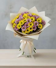Букет цветов из:  Хризантемы #REPLACE_PRED# Кантемировке