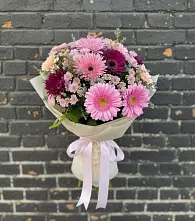 Букет цветов из:  Герберы и Хризантемы в Кантемировке