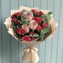 Букет цветов из:  Гвоздики и Розы #REPLACE_PRED# Кантемировке