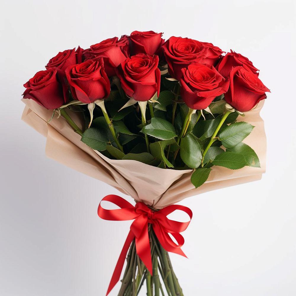 Букет 11 Красных роз Эдлесс Лав в Кантемировке
