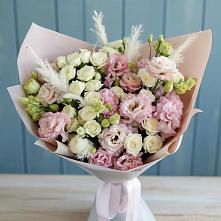Букет цветов из:  Альстромерии и Розы в Кантемировке