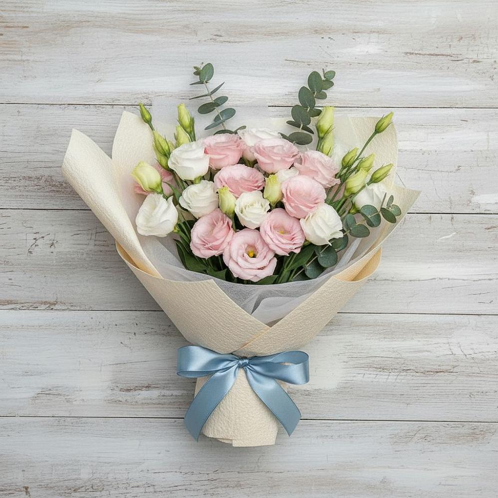 Букет цветов из: Лизиантусы в Кантемировке